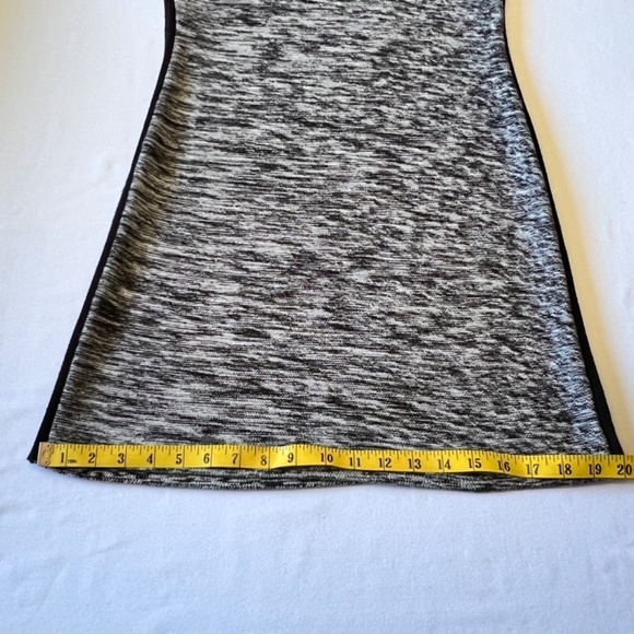 Athleta Retreat sweater mini dress in black and white space knit - Picture 8 of 10